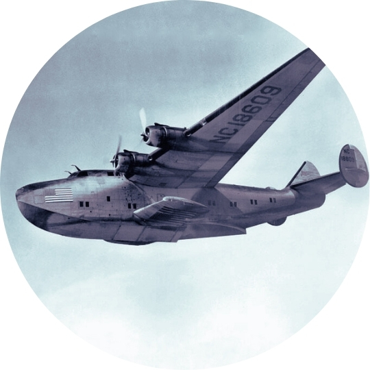 Pan Am Boeing 314 flying boat in World War Two